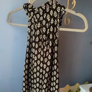 black and white blouse tank top